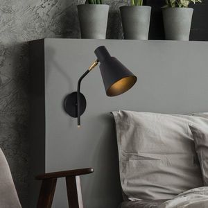 Aplica de perete, Sivani - MR-664, Alby, 14 x 36 x 40 cm, 1 x E27, 40W, negru imagine