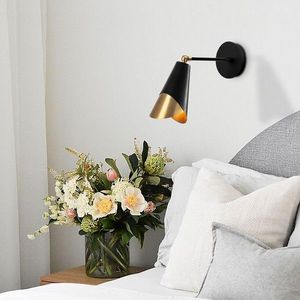 Aplica de perete, Pacman - 3330, Tatum, 14 x 35 x 31 cm, 1 x E27, 40W, negru/aramiu antic imagine