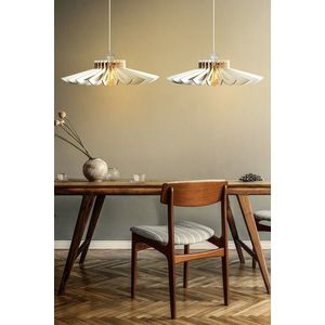 Lustra 2 piese, 160, FullHouse, 52 x 45 cm, 1 x E27, 60W, alb imagine