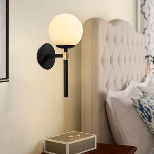 Aplica de perete, Gondol - 3041, Tatum, 15 x 20 x 37 cm, 1 x E27, 40W, negru/alb imagine