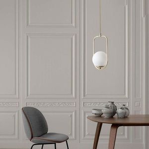 Lustra, Ahu Tekli, Stala, 18 x 70 cm, 1 x E27, 60W, alb/cupru imagine