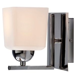 Aplica de perete, AP-1374-1K, Avonni, 16 x 13 x 15 cm, 1 x E14, 40W, crom/crem imagine