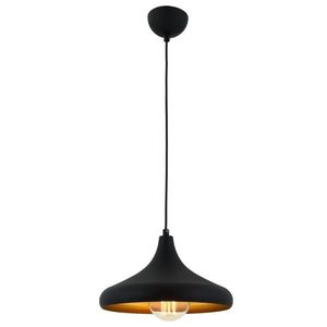 Lustra, AV-4106-M8-BSY-29, Avonni, 29 x 80 cm, 1 x E27, 60W, negru imagine