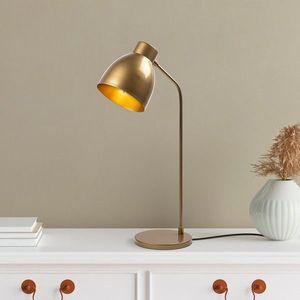 Lampa de masa, Murek - 11557, Fulgor, 18 x 29 x 60 cm, 1 x E14, 40W, auriu imagine