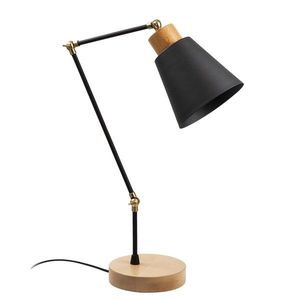 Lampa de masa, Manavgat - N-590, Alby, 14 x 52 cm, 1 x E27, 40W, negru imagine