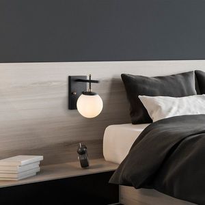 Aplica de perete, Zahar - 13113, Fulgor, 15 x 20 x 15 cm, 1 x E14, 40W, negru imagine