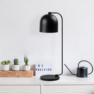 Lampa de masa, Epika - 12247, Fulgor, 17 x 22 x 60 cm, 1 x E14, 40W, negru imagine
