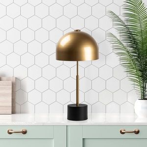 Lampa de masa, Mixed - 11496, Fulgor, 26 x 53 cm, 1 x E14, 40W, auriu imagine