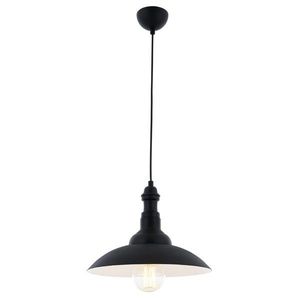 Lustra, AV-4100-M5-BSY, Avonni, 35 x 90 cm, 1 x E27, 60W, negru imagine