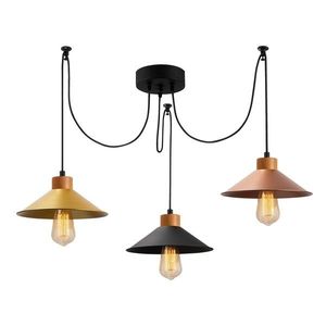 Lustra, Manavgat - N-554, Alby, 114 x 24 x 100 cm, 3 x E27, 40W, multicolor imagine