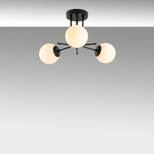 Lustra, Daisy-147-AV3, Sheen, 48 x 34 cm, 3 x E27, 40W, negru imagine