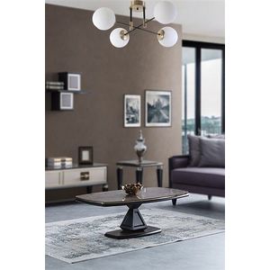 Lustra, Dolunay, Stala, 35 x 65 cm, 4 x E27, 60W, alb imagine