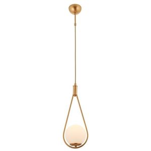 Lustra, Av-4316-1S, Aurora, 20 x 120 cm, 1 x G9, 60W, auriu imagine