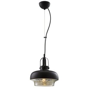 Lustra, AV-5064-1BSY, Avonni, 25 x 80 cm, 1 x E27, 60W, negru imagine