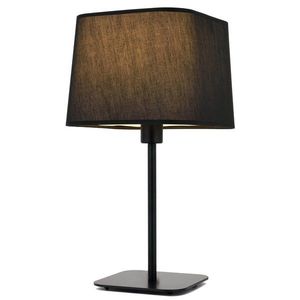 Lampa de masa, HML-9071-1BS, Avonni, 27 x 27 x 48 cm, 1 x E27, 60W, negru imagine