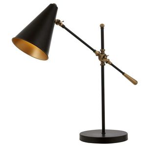 Lampa de masa, ML-9114-1BSY, Aurora, 64 x 20 x 60 cm, 1 x E14, 40W, negru imagine