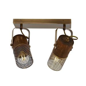 Lustra, Ar-1830-2Ey, Aurora, 32 x 25 x 30 cm, 2 x E27, 60W, aramiu antic imagine