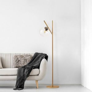 Lampadar, Fork - 13029, Fulgor, 31 x 45 x 152 cm, 1 x E14, 40W, auriu imagine