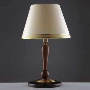 Lampa de masa, HML-9046-1E, Aurora, 35 x 57 cm, 1 x E27, 60W, crem/maro imagine