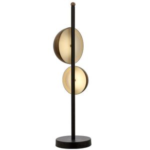 Lampa de masa, ML-9113-2BSY, Aurora, 15 x 60 cm, 4 x E14, 40W, negru imagine