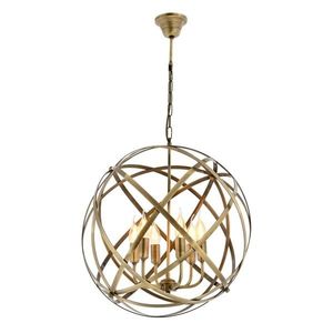 Lustra, AV-4183-6E, Avonni, 50 x 90 cm, 6 x E14, 40W, aramiu antic imagine