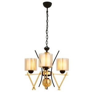 Lustra, Av-4301-3S, Aurora, 50 x 90 cm, 3 x E27, 60W, auriu imagine
