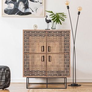 Dulap multifunctional, Sapphire, Quantum Solo - Fade, 93 x 115 x 36 cm, pal melaminat, multicolor imagine