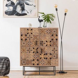 Dulap multifunctional, Sapphire, Quantum Solo - Retro, 93 x 115 x 36 cm, pal melaminat, multicolor imagine