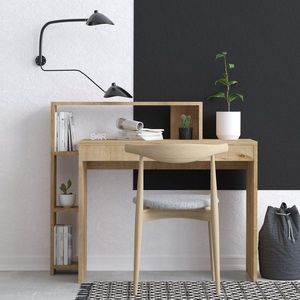 Birou, Emerald, Uma, 95 x 117 x 45 cm, pal melaminat, stejar imagine