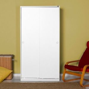 Dulap pentru haine, Adore, SWD-436-BB-2, 94 x 182 x 52 cm, pal melaminat, alb imagine