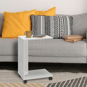 Masuta de cafea, Adore, SHP-108-PP-1, 35x65x45 cm, PAL, Alb imagine