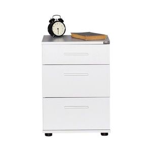 Noptiera, Adore, KMD-530-BB-1, 40x57x39 cm, PAL, Alb imagine