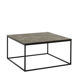 Masuta de cafea, Adore, SHP-980-QQ-1, 80x42x80 cm, PAL, Negru / Marmură imagine