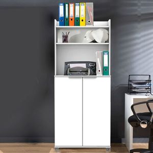 Dulap multifunctional, Adore, ADR-470-PP-1, 73x172x36 cm, PAL, Alb imagine