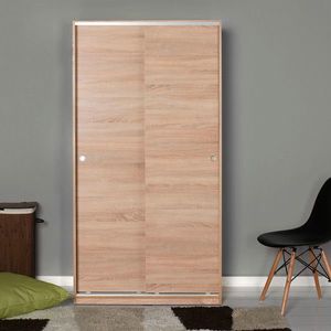 Dulap pentru haine, Adore, SWD-436-SS-2, 94x182x52 cm, PAL, Sonomo imagine