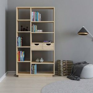 Corp biblioteca, Arnetti, Luma , 80.4x188.6x25 cm, PAL, Stejar imagine