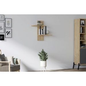 Raft de perete, Asse Home, Herra , 40x60x20 cm, PAL , Maro imagine