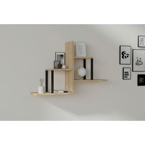 Raft de perete, Asse Home, Diana , 60x90x20 cm, Maro imagine