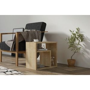 Masuta, Asse Home, Dakota, 50x50x29.6 cm, Maro imagine