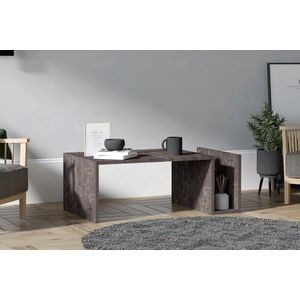 Masuta de cafea, Asse Home, Memo, 86.8x32.4x50 cm, Antracit imagine