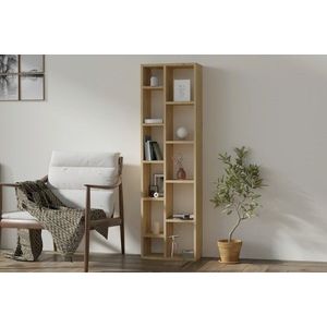 Corp biblioteca, Asse Home, Tomi, 45x150x20 cm, Maro imagine