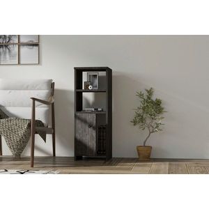 Corp biblioteca, Asse Home, Owen, 33.2x91.8x31.4 cm, Antracit imagine