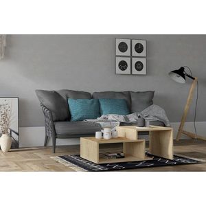 Masuta de cafea, Asse Home, Holly, 80x40x50 cm, Maro imagine