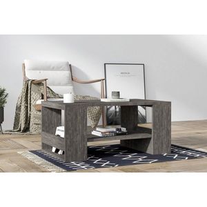 Masuta de cafea, Asse Home, Iris, 80x40x50 cm, Antracit imagine