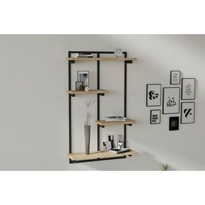Raft de perete, Asse Home, Dodo, 70x120x15 cm, Maro imagine