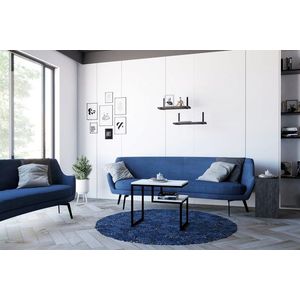 Masuta de cafea, Asse Home, Wengen, 60x52x40 cm, Alb imagine