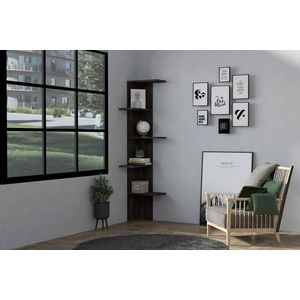 Corp biblioteca, Asse Home, Bled, 40x160x24 cm, Maro imagine