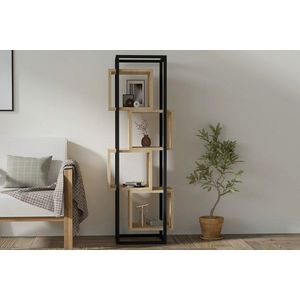 Corp biblioteca, Asse Home, Rabant, 44x140x29 cm, Maro imagine