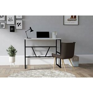 Birou, Asse Home, Monea , 90x60x74 cm, Alb imagine
