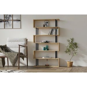 Corp biblioteca, Asse Home, Hector, 90x162.6x22 cm, Maro imagine